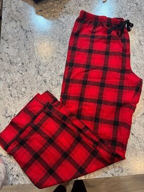 Wondershop Red and Black Plaid Jogger Pants